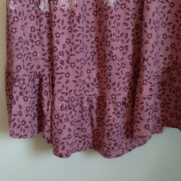 Style and Co pink/purple floral blouse size S - Picture 3 of 8